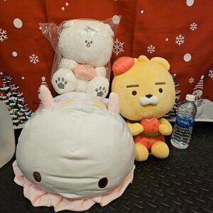 Kakao Friends Bear, Amuse Sea Slug, Mossari Mosao Bear Set